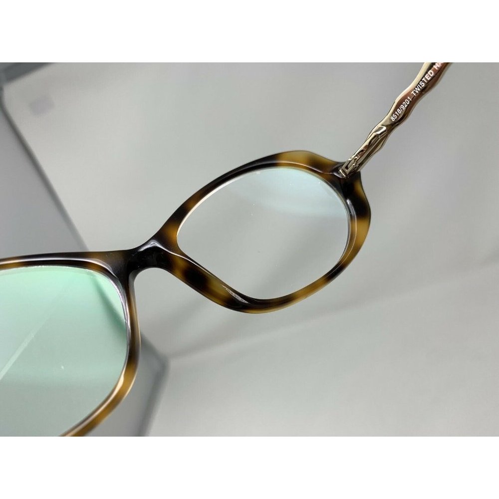 Efva Attling Eyeglasses Frames Twisted Havana ( T… - image 5